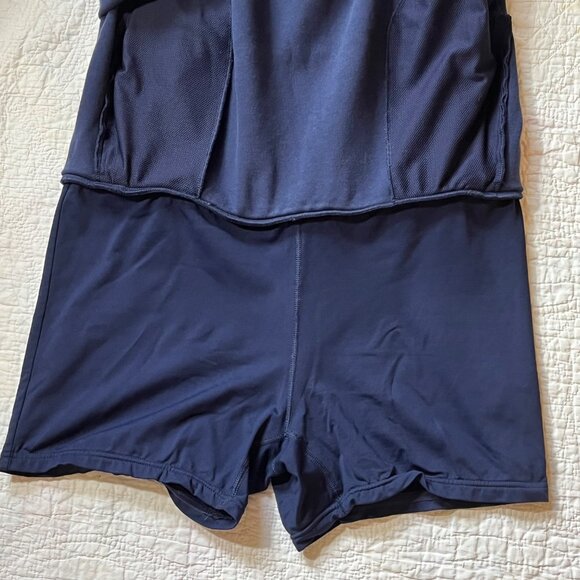Ralph Lauren Golf Womens Navy Blue Skort L Nylon & Cotton **Flaw** - Picture 16 of 16